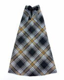 κλος καρό μουσταρδί φούστα