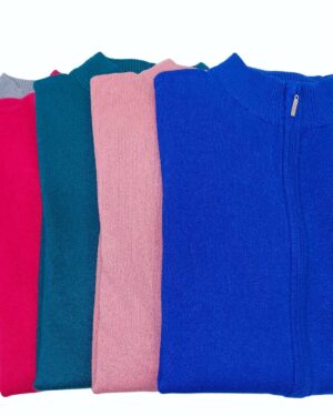 ζακέτα με φερμουάρ λουπέτo